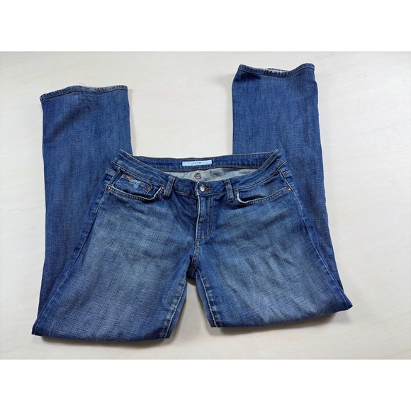 Joe's Jeans Denim - Joes Jeans Honey Bootcut Blue Denim Stretch Jeans Womens 31 Curvy Mid Rise